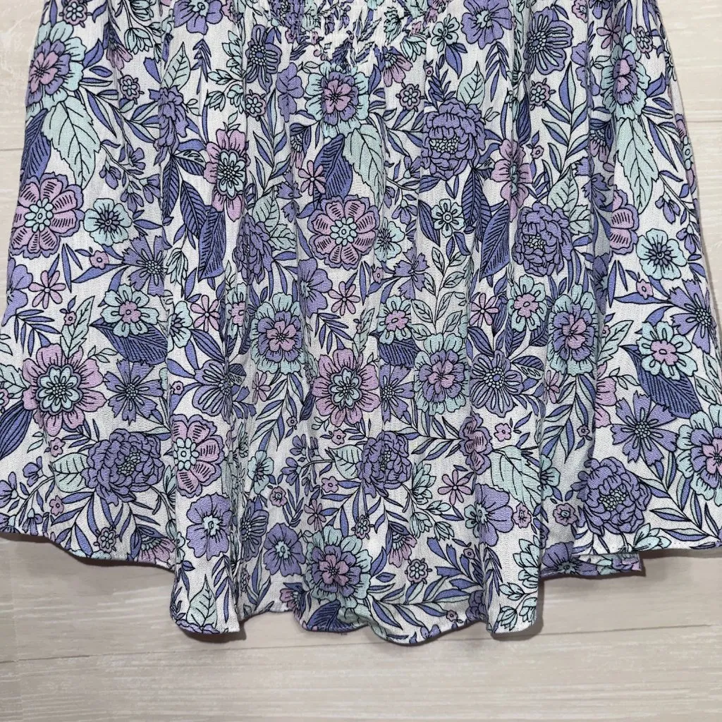 VICI Off Shoulder Floral Mini Dress Women’s Ruffle Smocked Boho Summer Party - Image 5