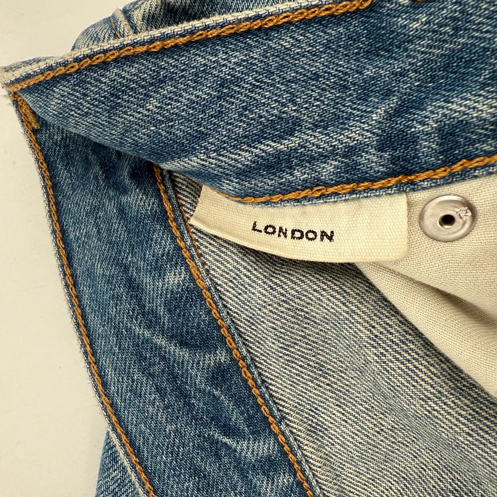 Slvrlake London Jeans SZ 27 NWT Shakedown Straight Leg Distress Denim High Waist Blue - Image 11