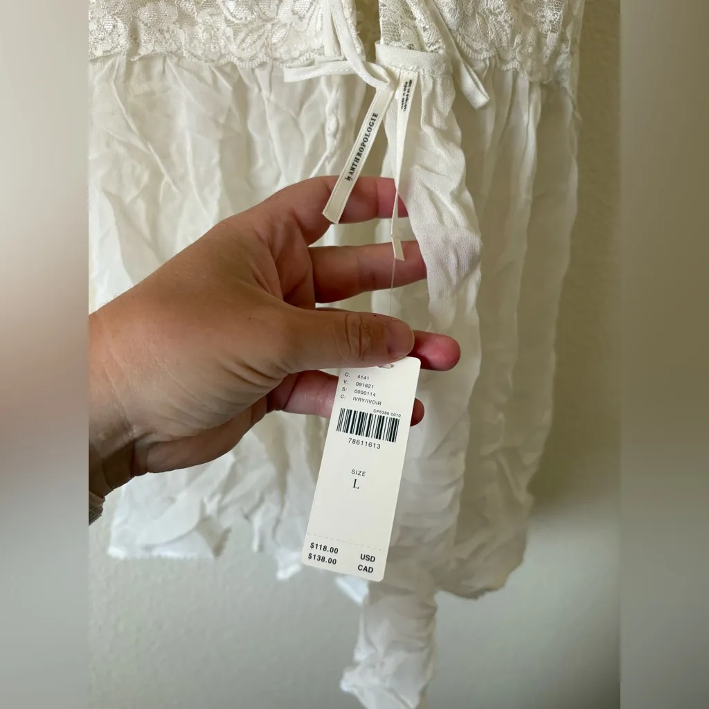 NWT Anthropologie two piece bridal lingerie set - Image 6