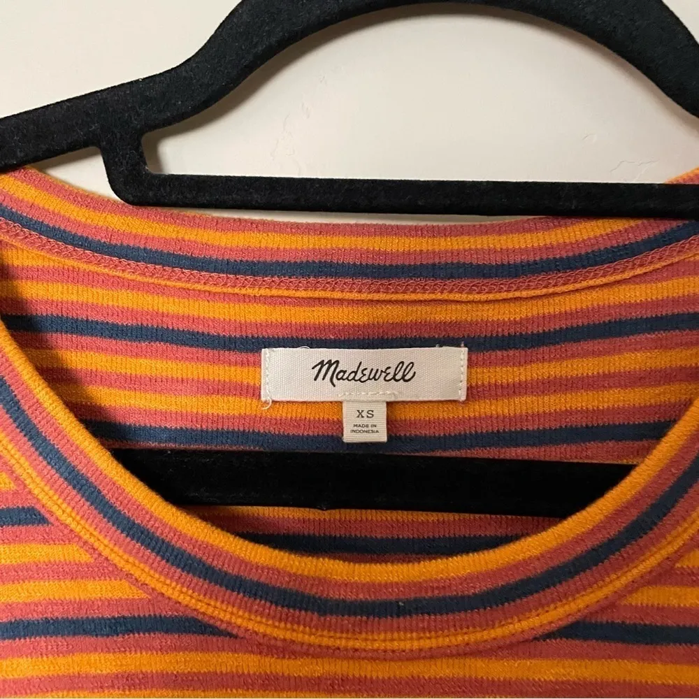 Audio Knot-Front Tank Top in Stripe - Image 5