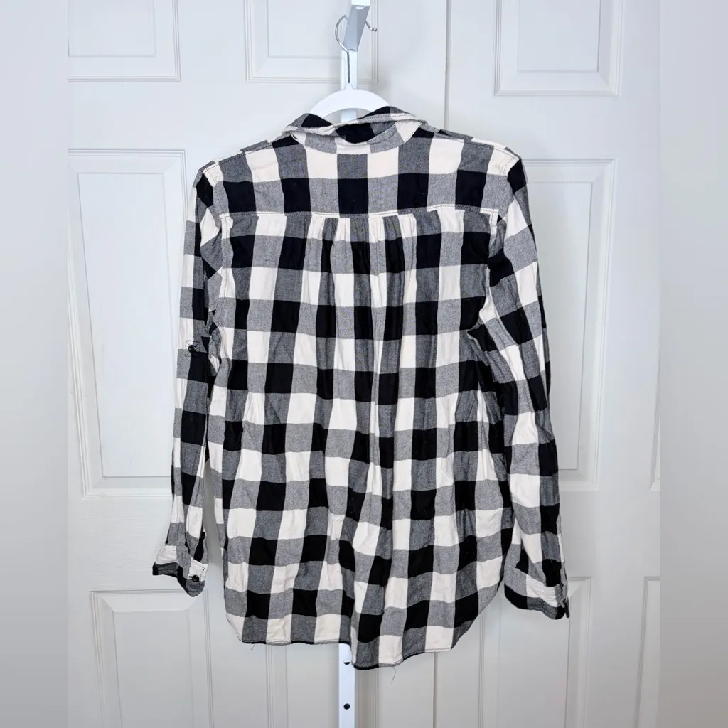 Denim & Supply Ralph Lauren women’s checkered button up shirt sz Large - Image 3