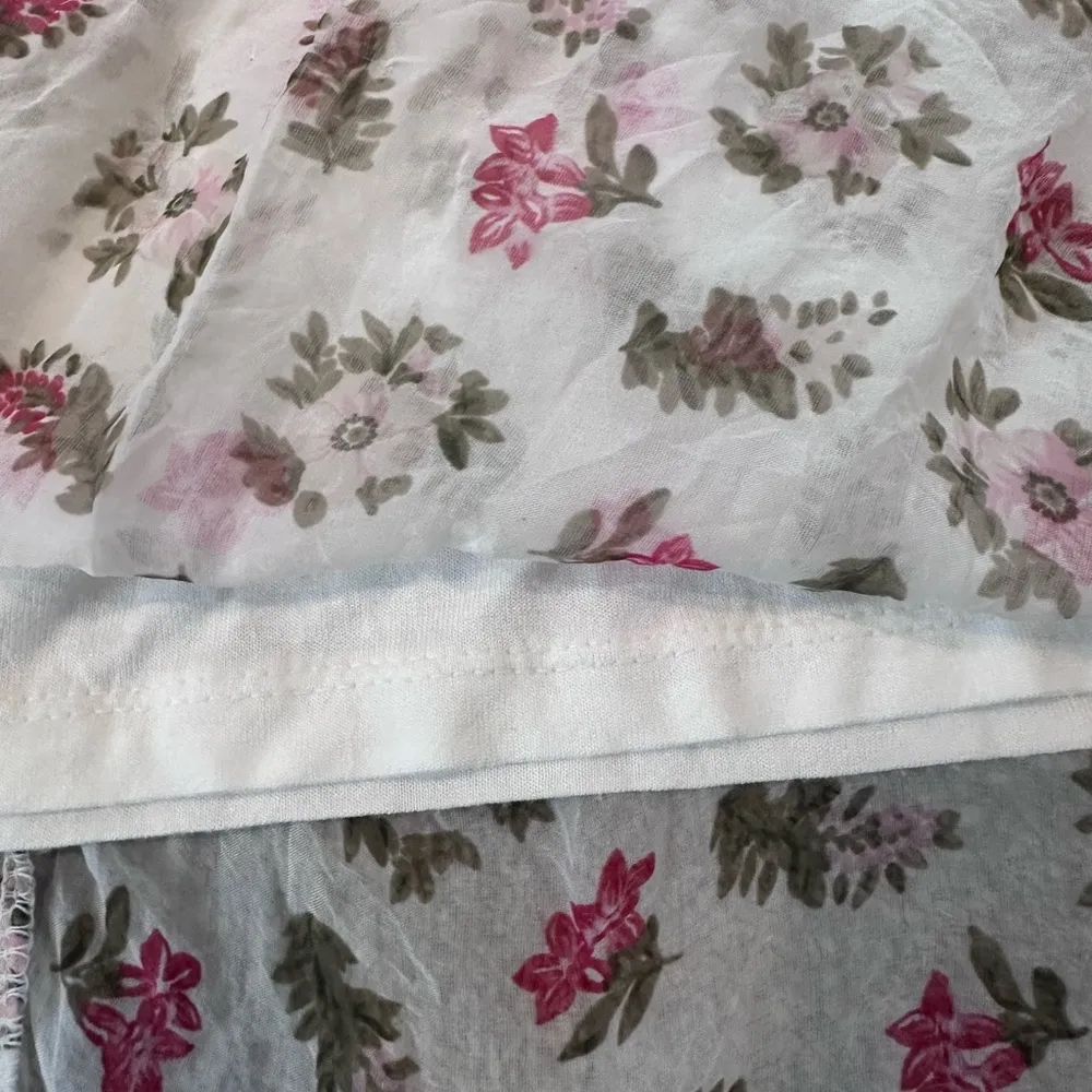 Dolce Ragazza Sz Small Pink Green Floral Cold Shoulder Top Made in Italy - Image 6