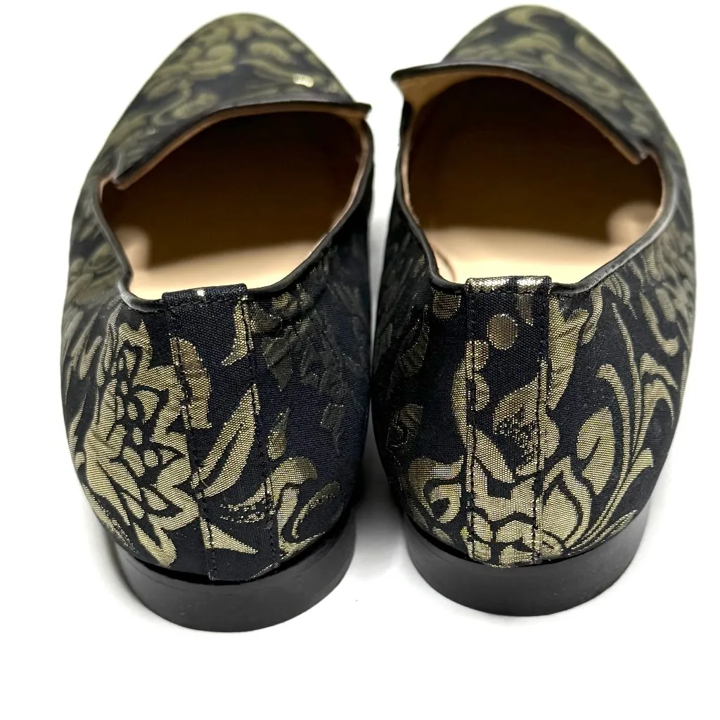 M. Gemi The Petalo in Black and Gold Brocade Size 40 / 10 - Image 5