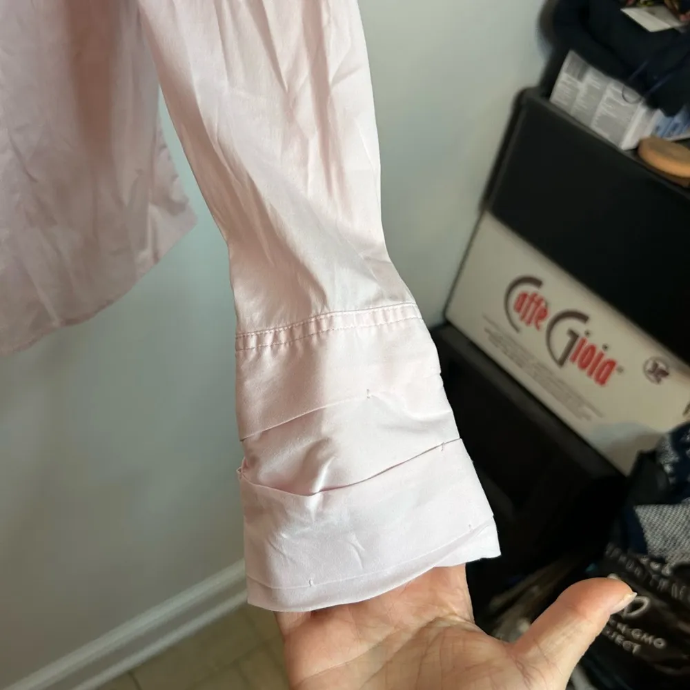 Per Se Baby Pink Classic Stretch Button Down Shirt - Image 3