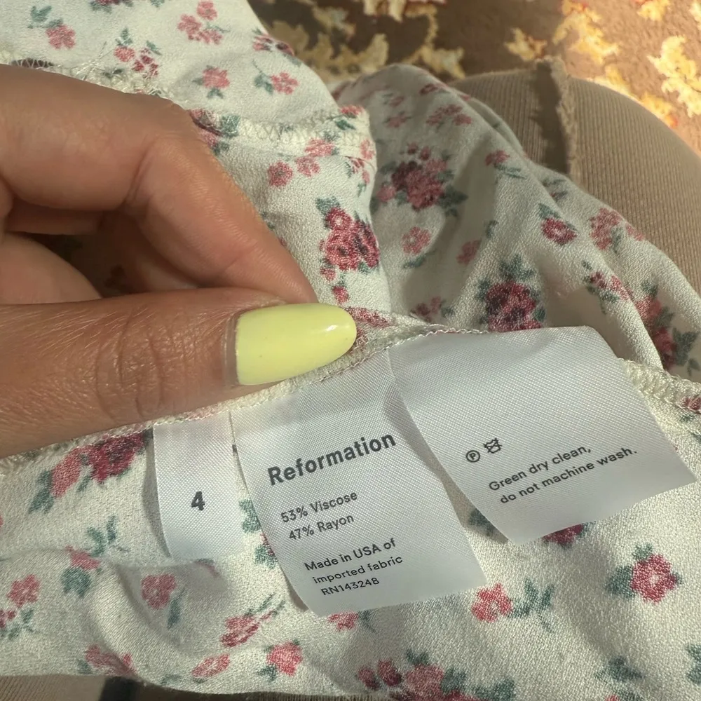 Reformation Floral Print Jumpsuit - Image 6