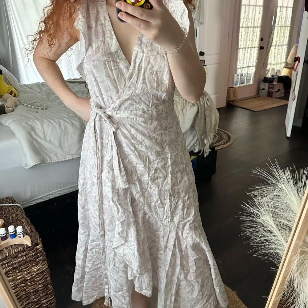 Rebecca Taylor Women’s 4 Sleeveless Zadie Wrap Dress - Image 2