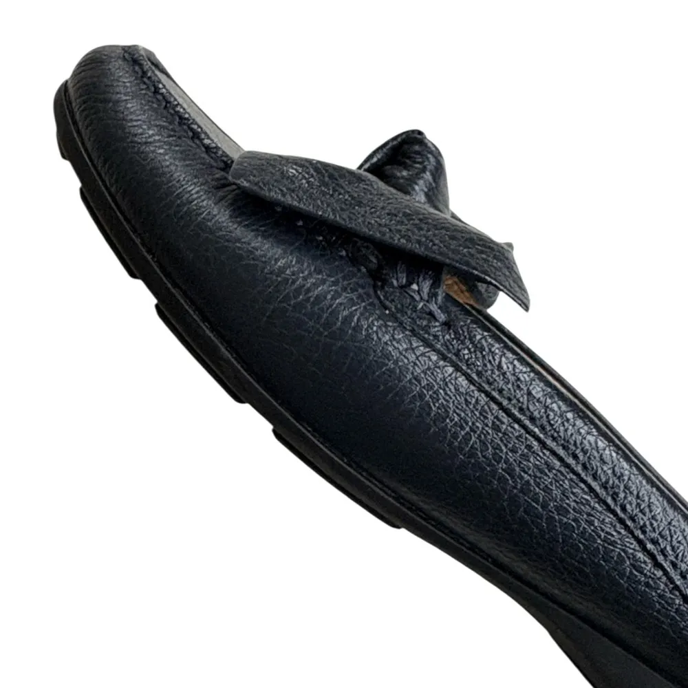 Like New Marc Joseph Leather Diane Street Mule Dark Navy Size 8 - Image 4