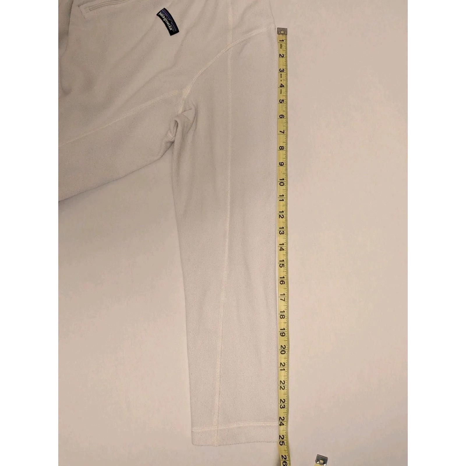 Patagonia Wmn Sz L 1/4 Zip Fleece Pullover Sweatshirt Polyester Outdoors Hiking - Image 4