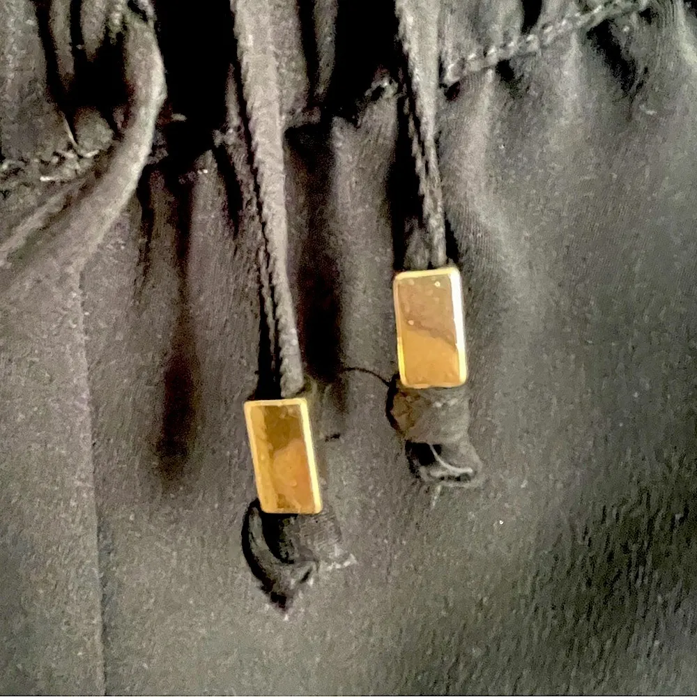 JENNIFER LOPEZ elastic waist & ankle cuff black high rise dress pants jogger - Image 4