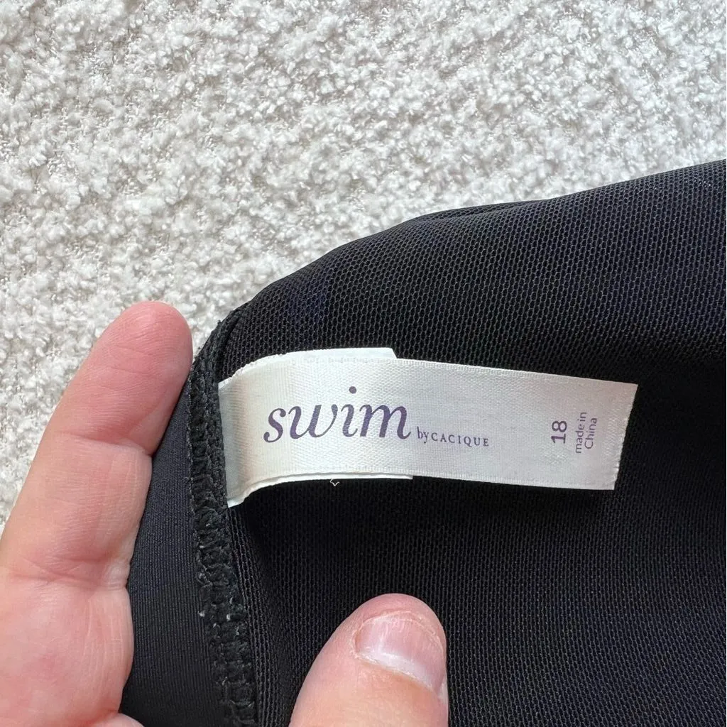 Cacique Lane Bryant Women’s‎ Plus Size Swim Bikini Bottom High Waist Size 18 - Image 3