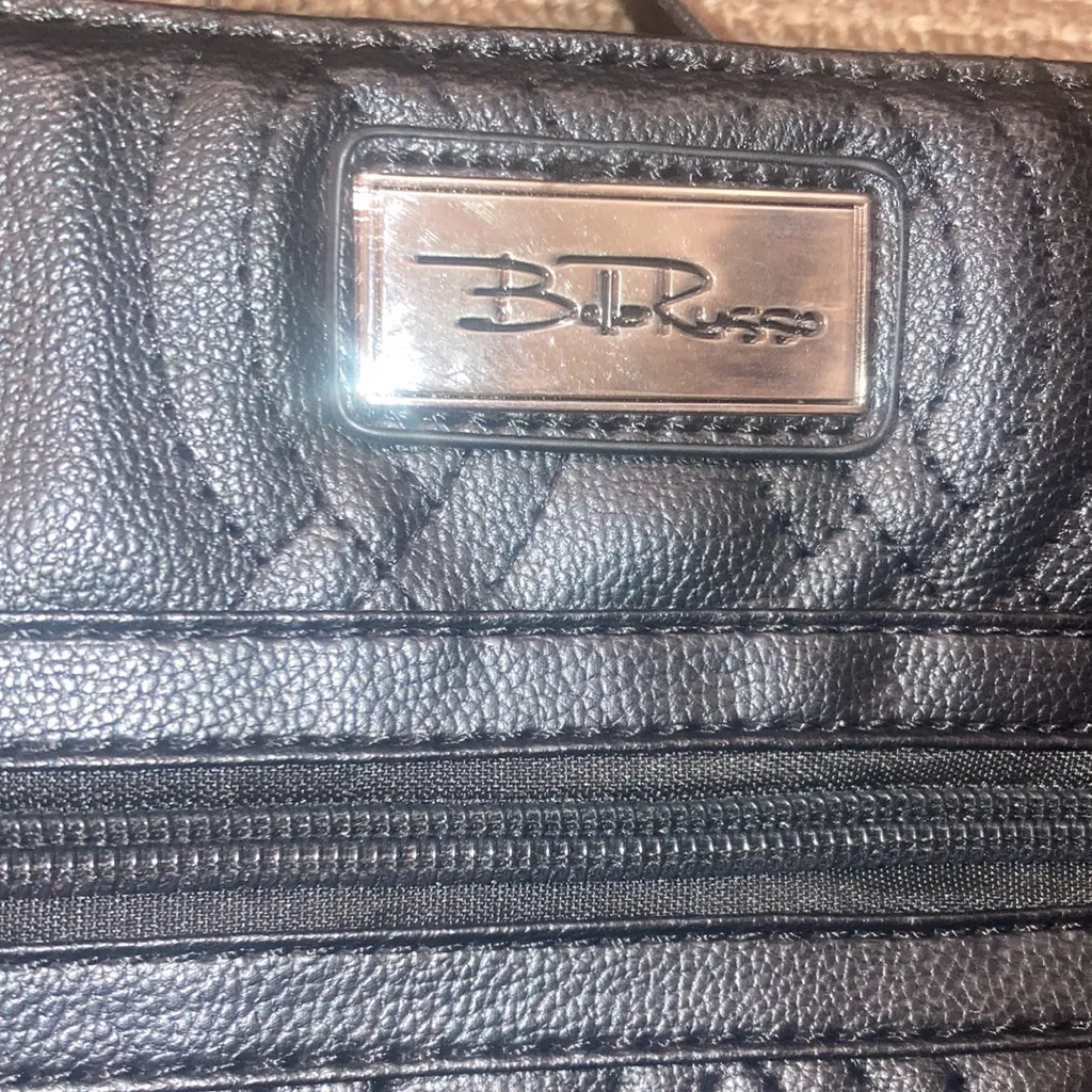 Black Bella Russo Crossbody Purse Heart & Tassel - Image 4