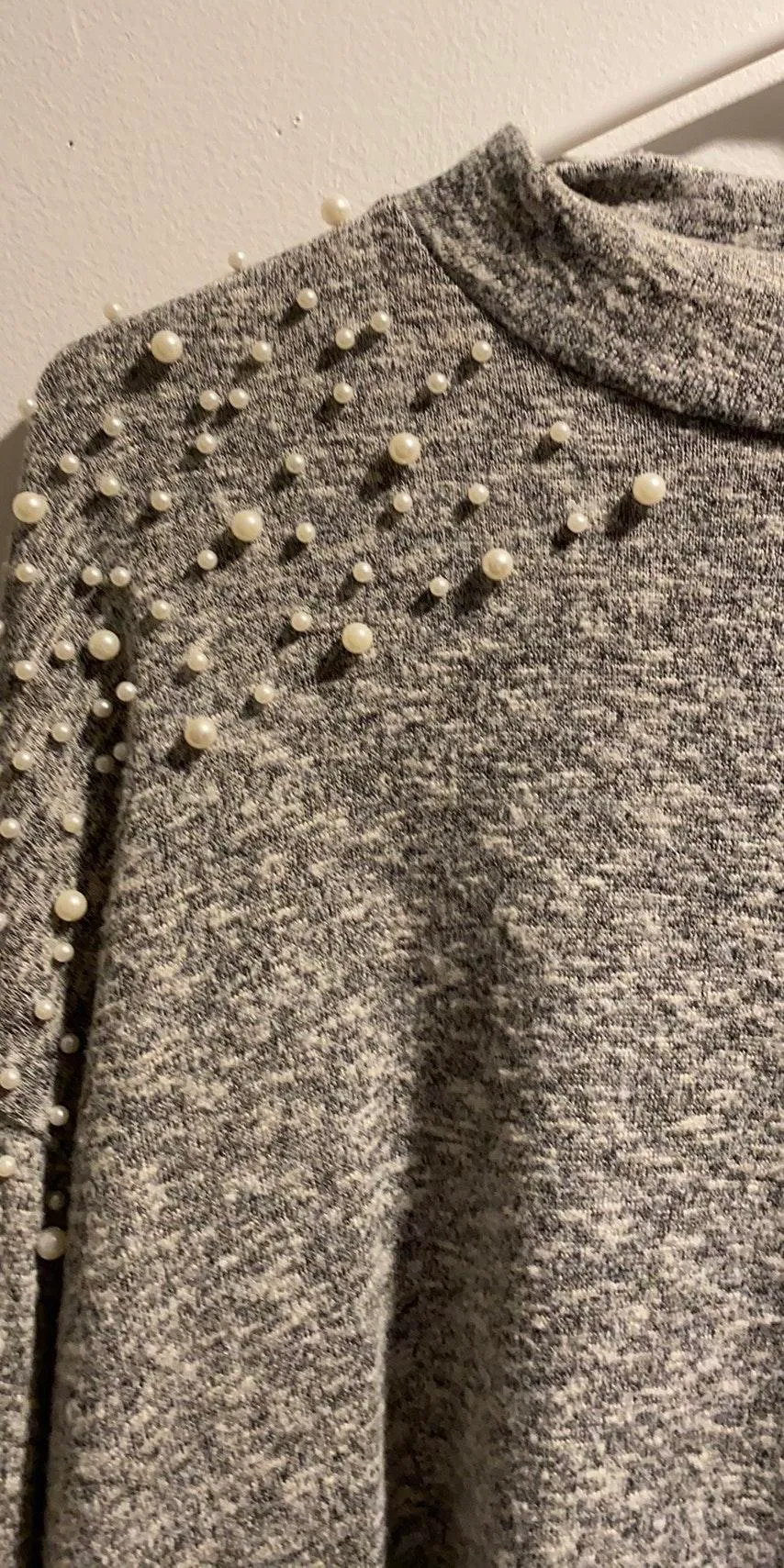 Peral Detail Heather Sweater - Image 3