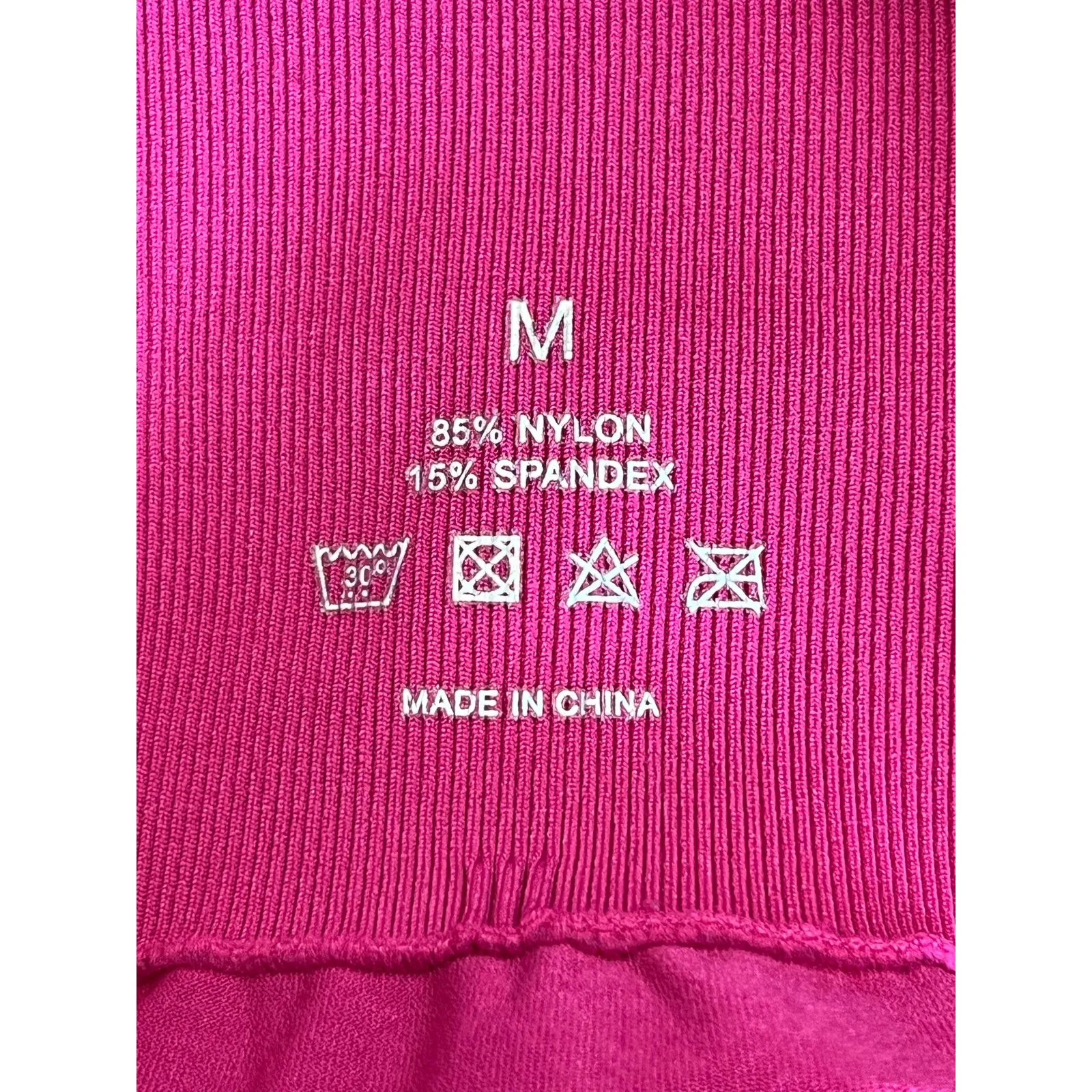 NVGTN Magenta Solid Seamless Shorts activewear workout biker short  gym pink - Image 5