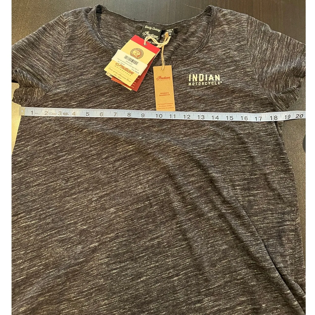 Indian Motorcycle Woman’s Dark Heathered Gray T - Image 9