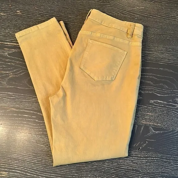 Soft Surroundings Green Ankle Stretch Jeggings, Size Medium - Image 2