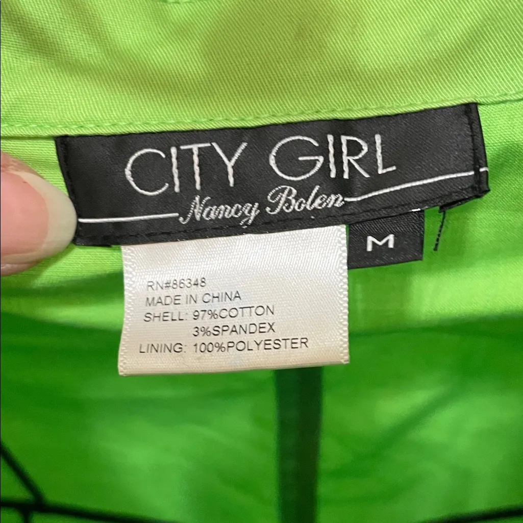 🍋‍🟩🍋‍🟩🍋‍🟩BOGOHO 🍋‍🟩🍋‍🟩🍋‍🟩City Girl Lime Green Jacket - Image 6