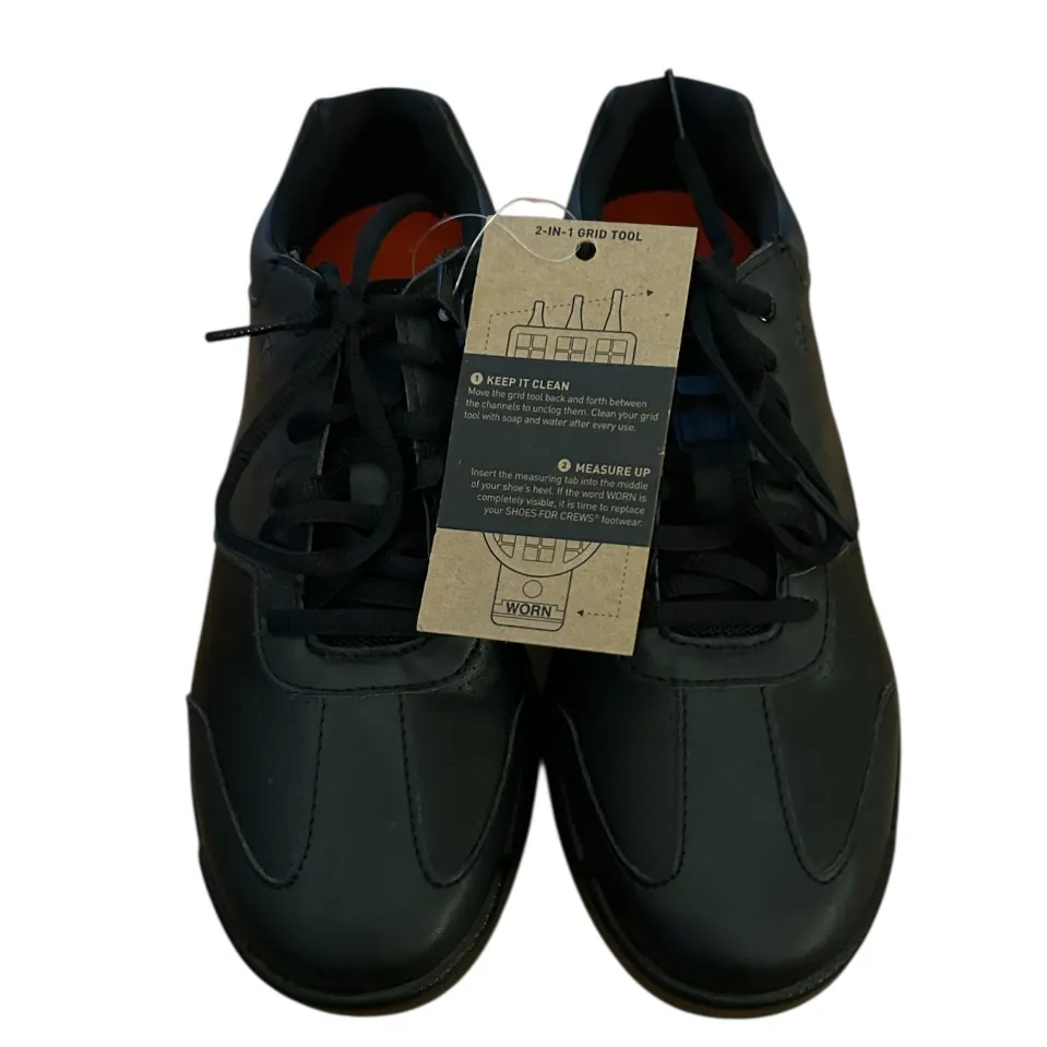 Shoes For Crews Black Liberty Women's Black Sneakers Style 37255 Size 6.5 NEW - Image 4