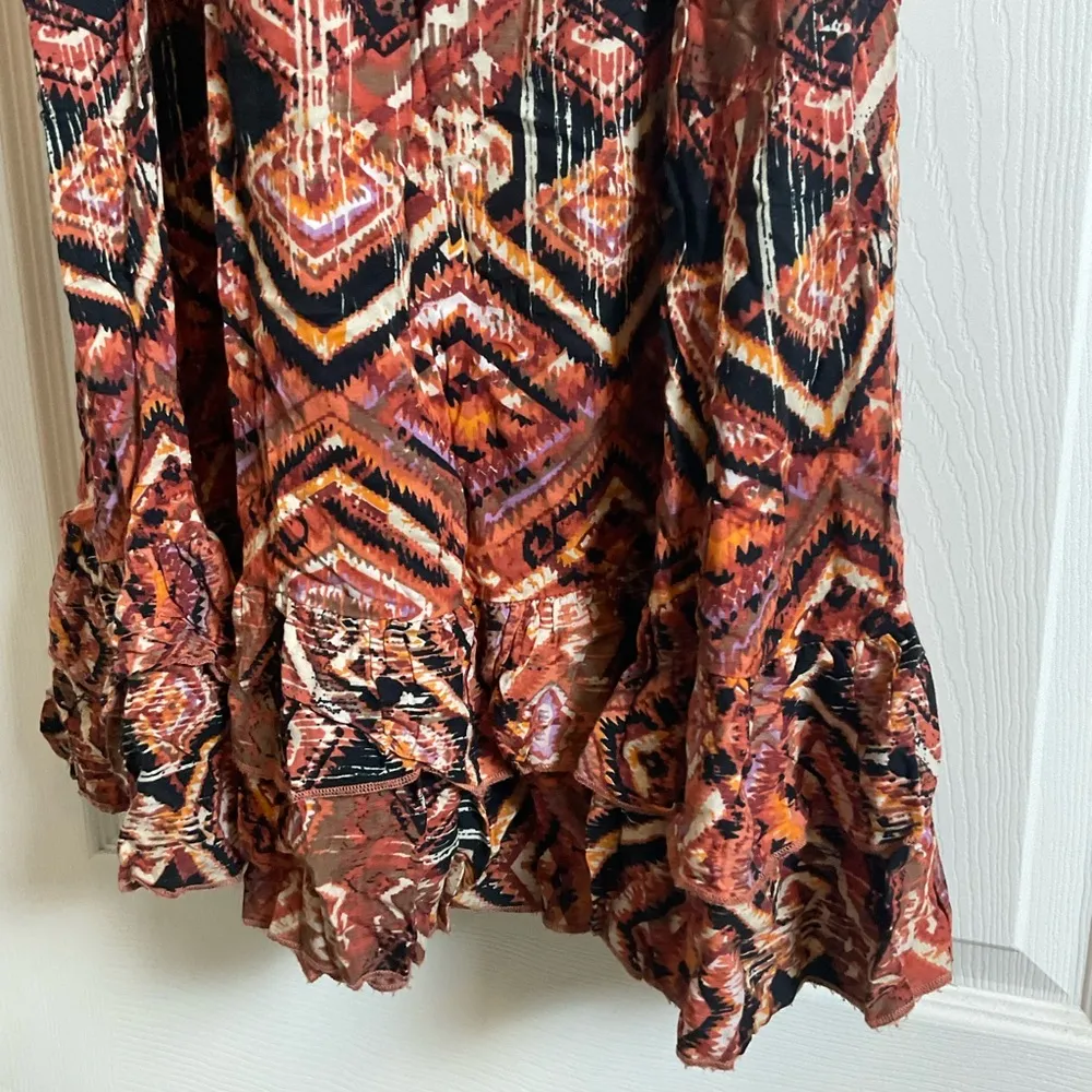 Derek Heart Bohemian Brown Maxi Dress Size xS - Image 6
