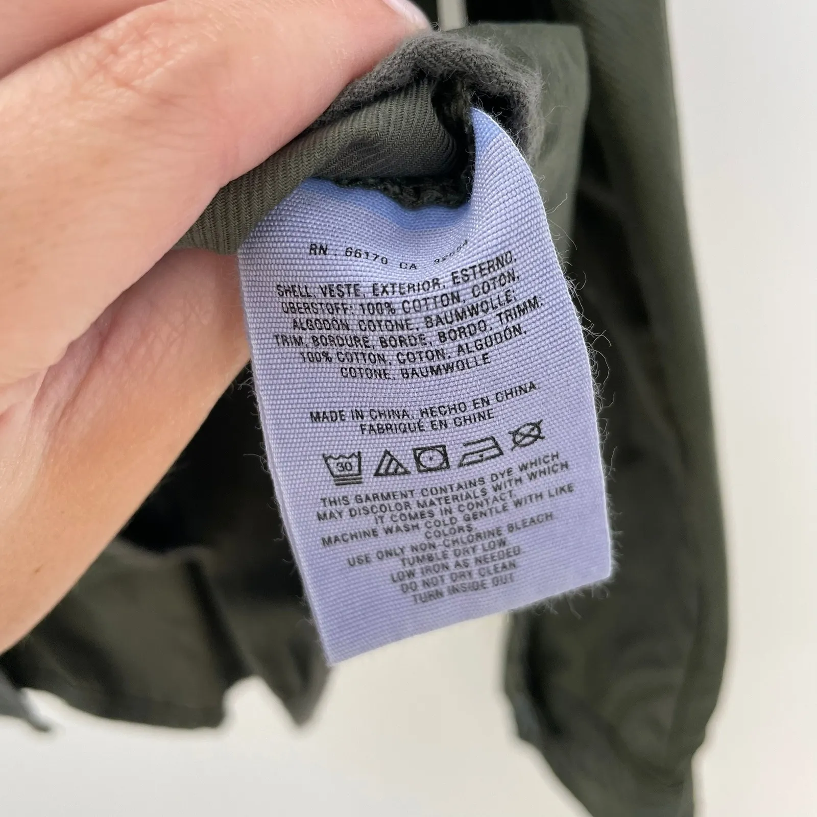 Hei Hei Women's Olive Green Cotton Button Down Utility Gorp Core Jacket Medium - Image 12