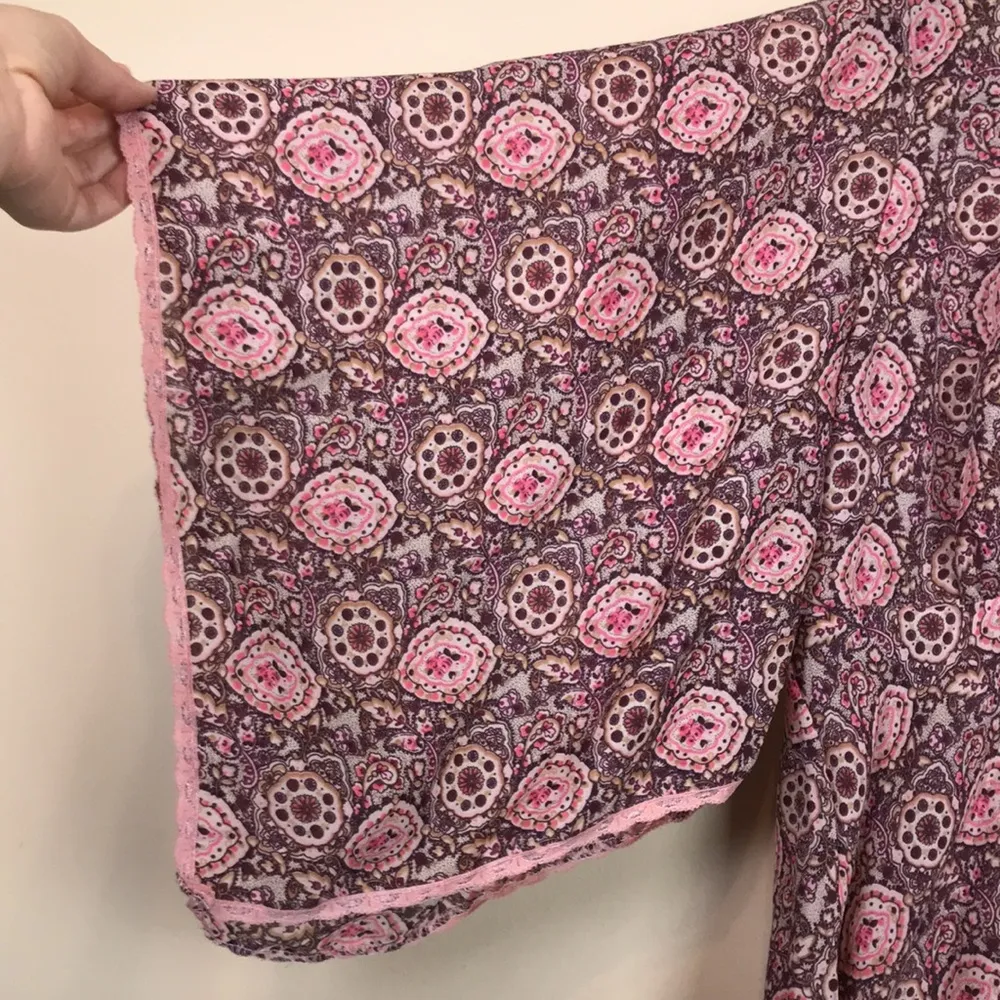 Women’s Y2K Boho Fairy Babydoll Floral Lace V - Image 4