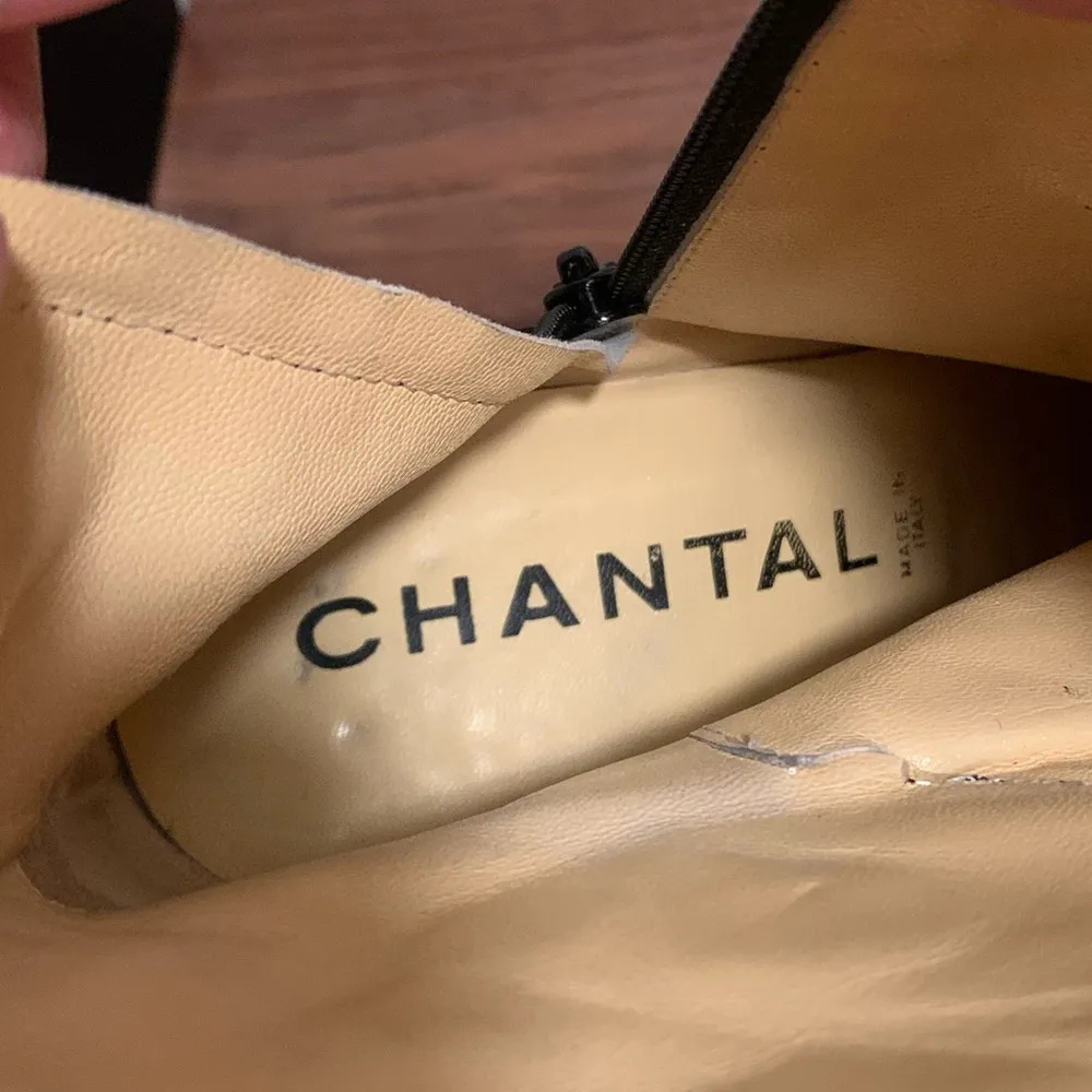 Chantal Italy Black suede leather size 10M - Image 6