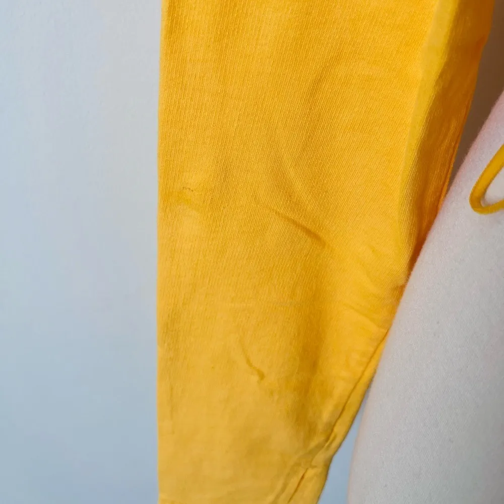 Free People Movement Kadi Shrunken Hoodie in Mango Size Large NWOT $68 - Image 3