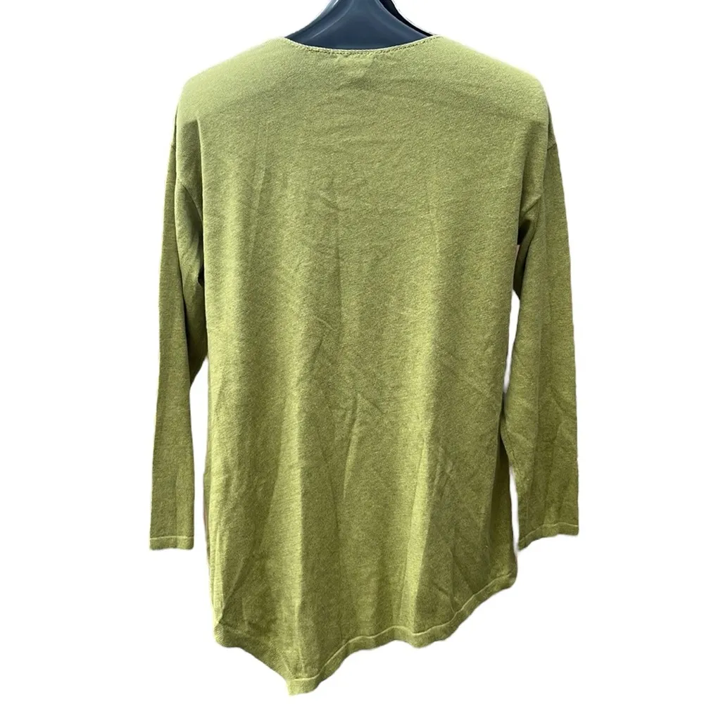 Pure J Jill cotton asymmetrical sweater - Image 4