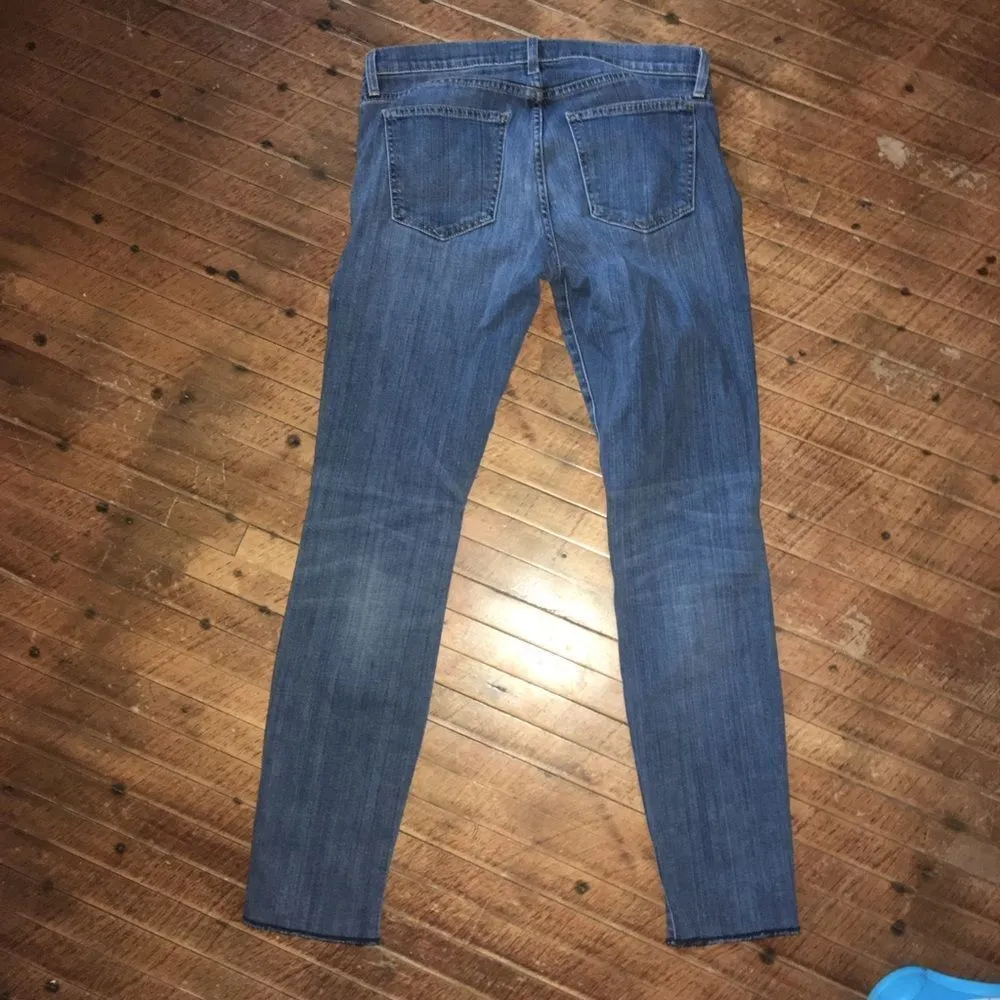 Current Elliot 27/0 raw hem luxe distressed jeans - Image 5