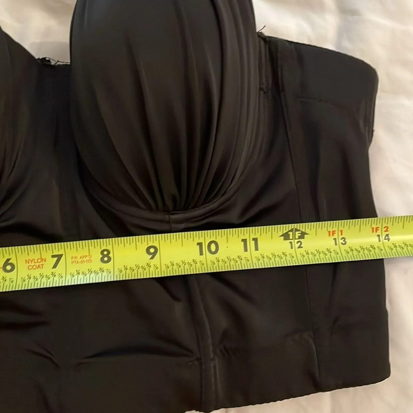 French Kiss Black Strapless Bustier Corset Womens Size Large Underwire Padded - Image 6