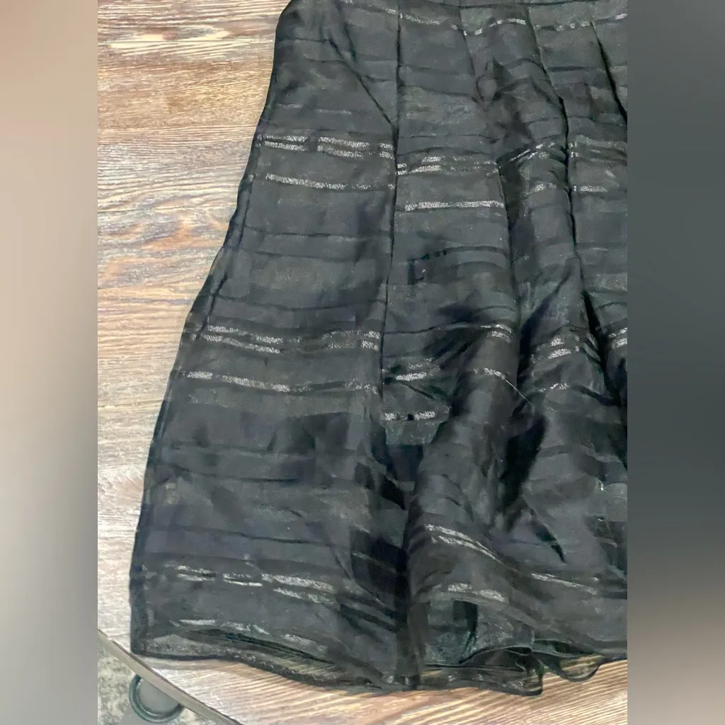 White House Black Market Ribbon Stripe Strapless Cocktail Dress - Sz 8 - EUC - Image 14