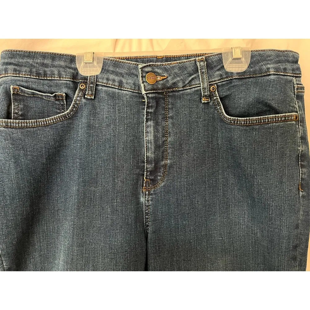 NYDJ Skinny Jeans with LiftxTuck technology Dark Wash 14 - Image 4