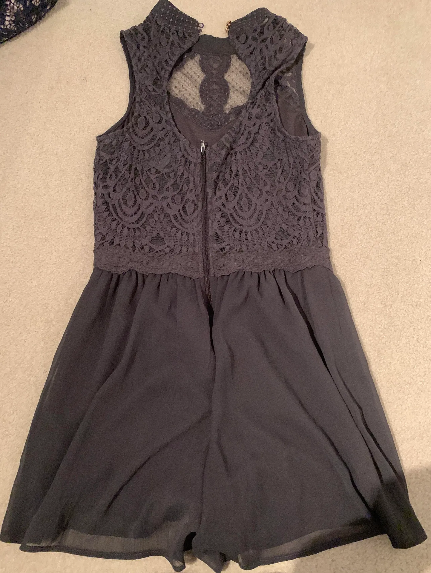 Grey Romper Gray Size XS - Image 2