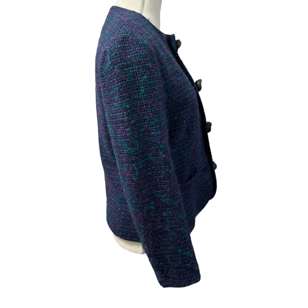 Vintage Pendleton 100% Virgin Wool Multicolor Fully Lined Blazer Jacket - Image 4