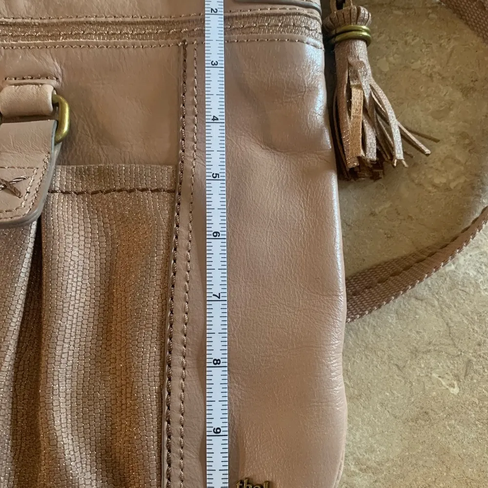 The Sak leather crossbody Mocha sparkle - Image 9