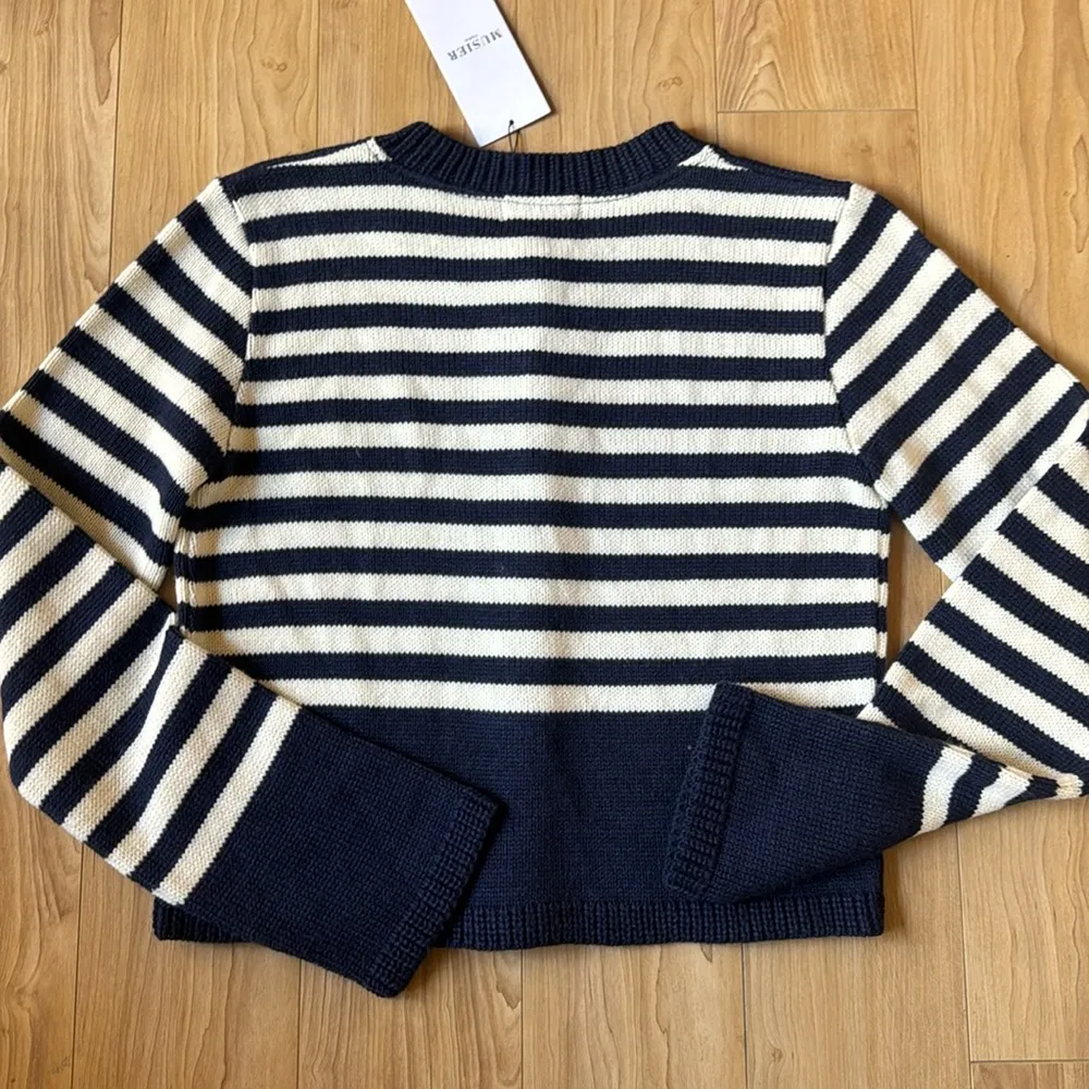 Musier Paris Noelie Cardigan Stripes Size 4 - Image 4