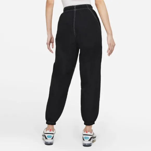 Nike Contrast Stitch Double Embroidered Swoosh Track Pants Size XS 90s Y2K - Image 3