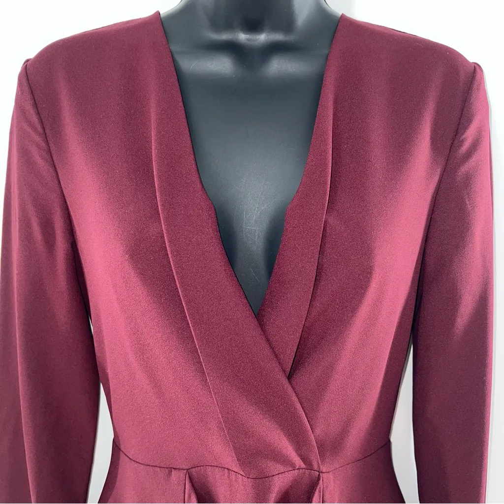 C/MEO Collective Deep Red Long Sleeve Dress - Image 2