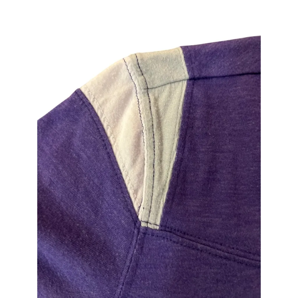 Nike K-State Wildcats Womens V-Neck Short Sleeve T-Shirt Purple M Used - Image 6