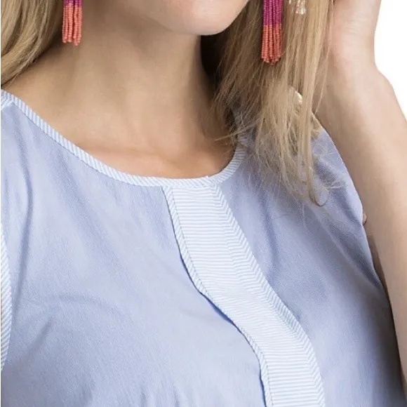 Vineyard Vines Light Blue Sleeveless Mini Dress 2 - Image 8