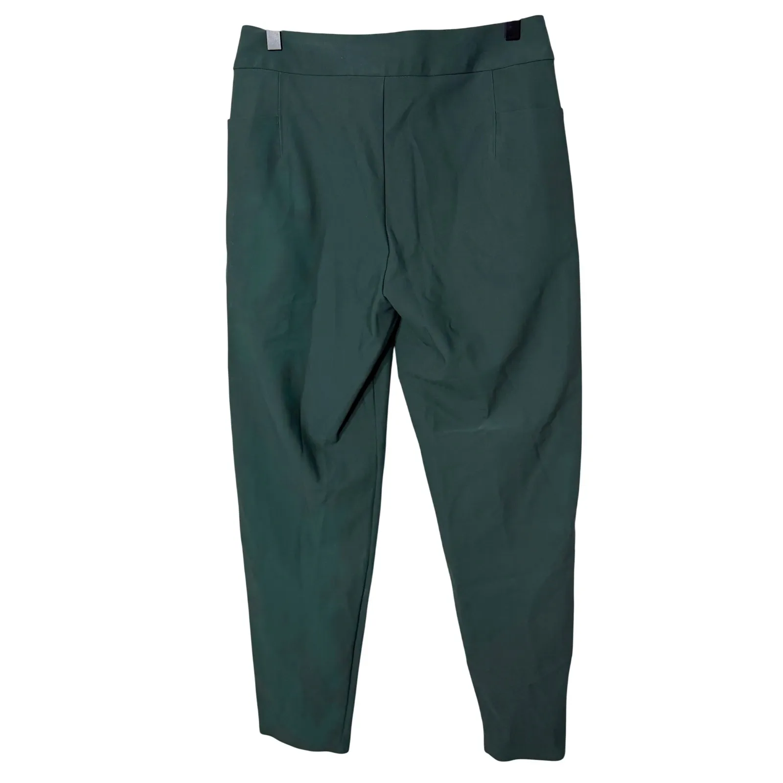 Athleta Stellar Trouser Pants Forest Green Side Zip Size 6 - Image 7
