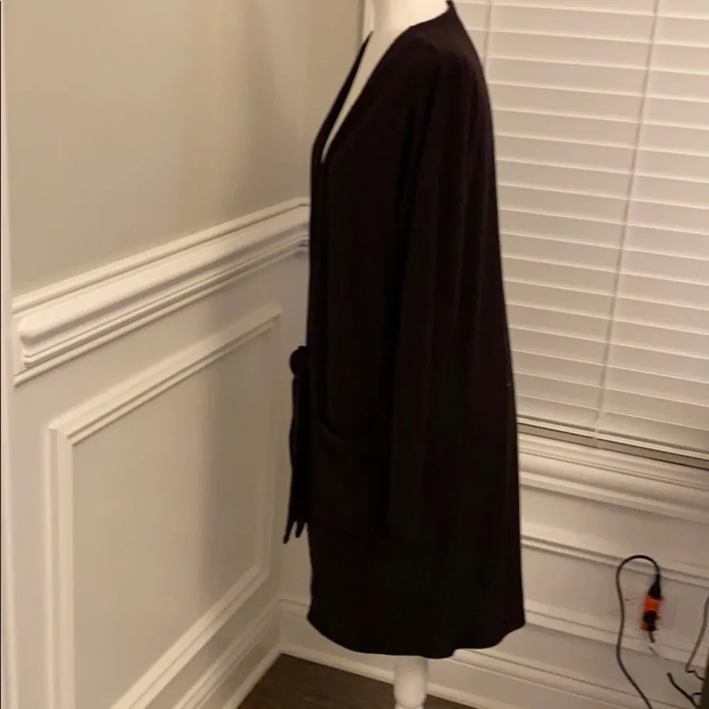 NWT JCrew Long Tie front Sweater Sz S - Image 3