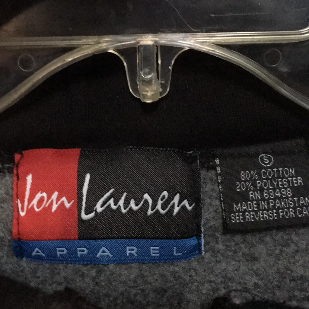 Jon Lauren Apparel black hoodie size small - Image 3