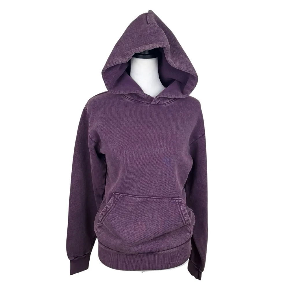 NEW American Giant The New Vintage Pullover Hoodie Sweatshirt Men’s Women’s XS Purple - Image 9