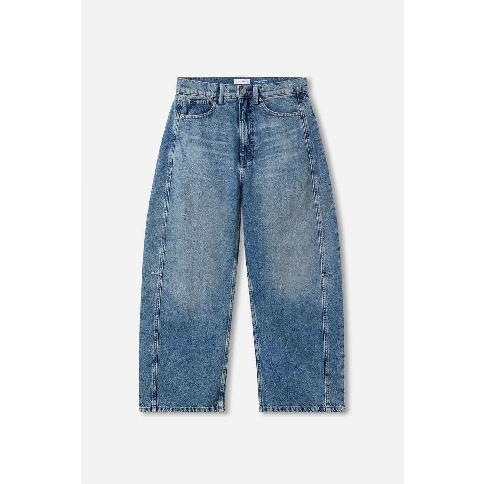 Good American / GOOD EXTREME BARREL JEANS Size Indigo Women’s New 0/25 - Image 3