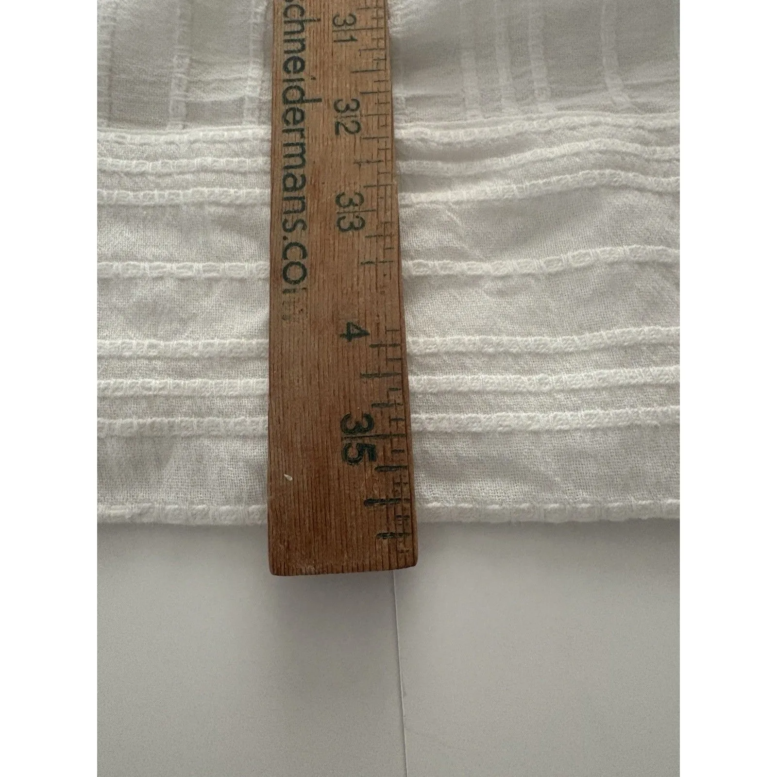 Faherty Isha Dress Womens Small White Organic Cotton Coastal Beachy Lagenlook * - Image 11