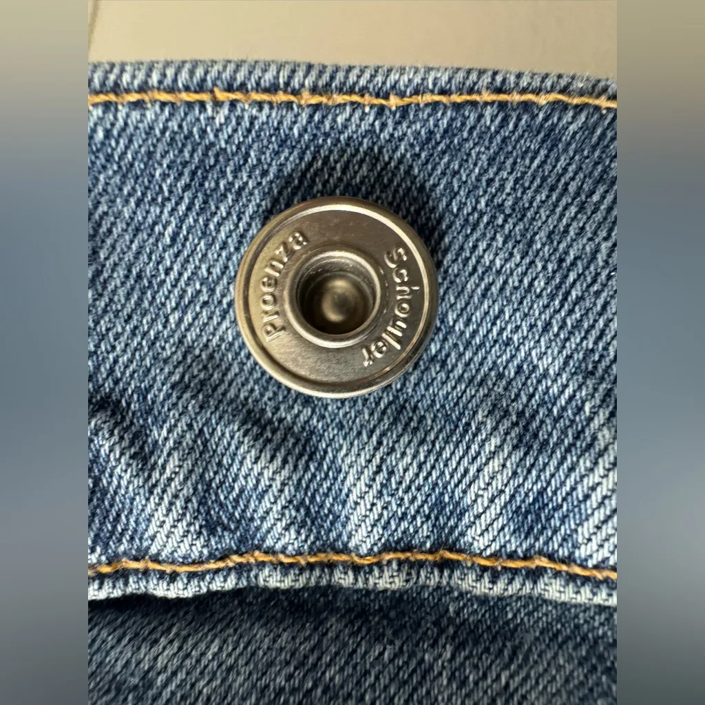 NWT Proenza Schouler White Label Shrunken Denim Jacket large - Image 8