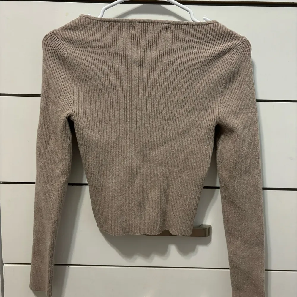 Abercrombie & Fitch Scoopneck Corset Sweater - Image 4