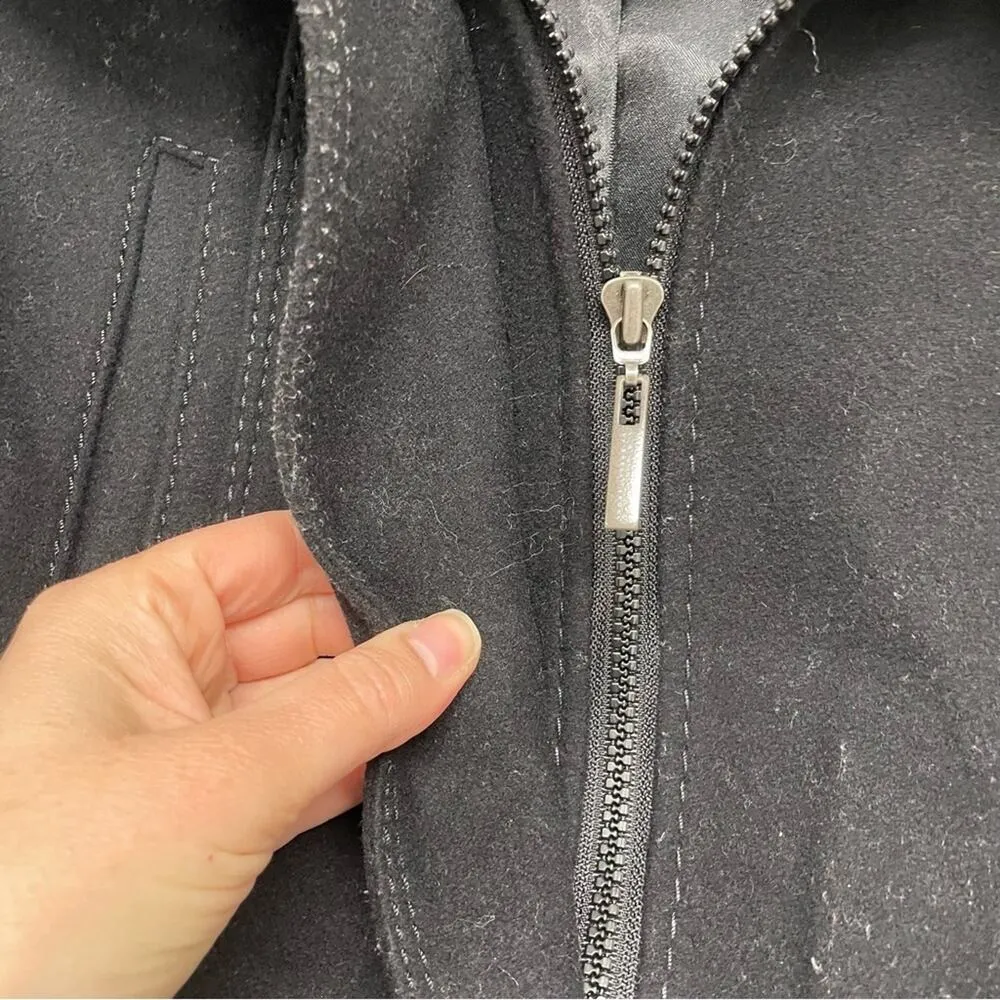 Laundry Shelli Segal Black Belted Short Trench Coat 4 - Image 10