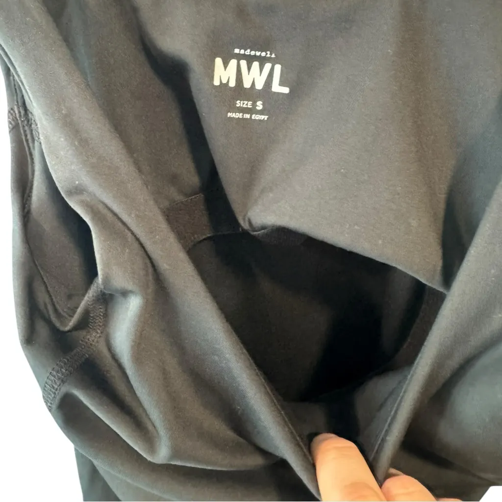 Madewell MWL Flex Biker Unitard Shorts Romper Small‎ - Image 7