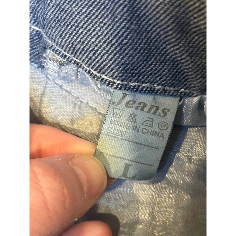 A Sunshine Girl’s Boutique Denim High-waisted Wide Leg Two-toned Jeans 30 inch - Image 4